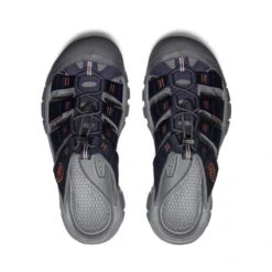 Keen Men's Newport Slide Sandal- Sky Captain/Bombay Brown- Regular (D) -TrailBlaze Shoes Shop 04893016e772434d6b6819330c389433520848df