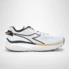 Diadora Men's Equipe Atomo Running Shoe - White/Gold/Black - Regular (D)