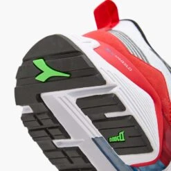 Diadora Men's Vigore 2 Running Shoe - White/Black/Firey Red - Regular (D) -TrailBlaze Shoes Shop 101.179081 C6714 30 HR