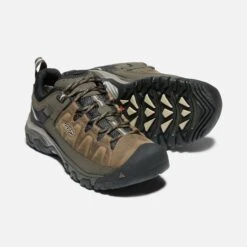 Keen Men's Targhee III Waterproof Hiking Shoe - Bungee Cord/Black - Wide (2E) -TrailBlaze Shoes Shop 1018597 PPS PDP