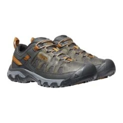 Keen Men's Targhee Vent Trail Shoe - Raven/Bronze Brown - Regular (D) -TrailBlaze Shoes Shop 1020743 PLA large