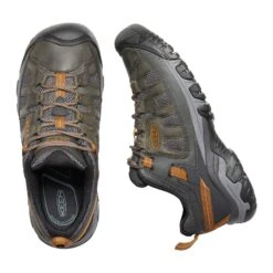 Keen Men's Targhee Vent Trail Shoe - Raven/Bronze Brown - Regular (D) -TrailBlaze Shoes Shop 1020743 PLD large