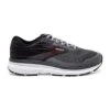 BROOKS Men's Dyad 11 Running Shoe- Blackened Pearl/Alloy/Red - Wide (2E) -TrailBlaze Shoes Shop 110323 031 L Dyad 11 2
