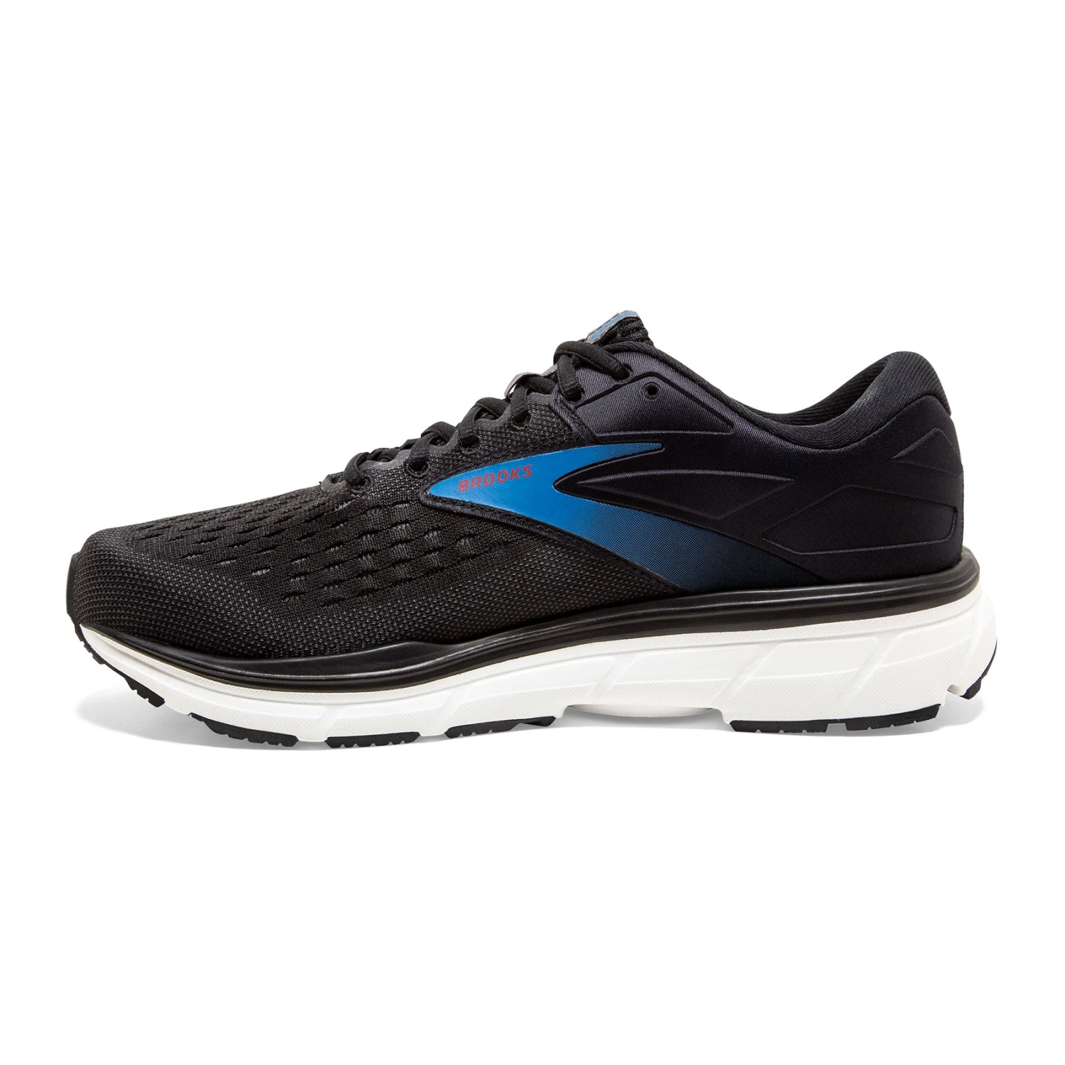 BROOKS Men's Dyad 11 Running Shoe - Black/Ebony/Blue - Regular (D) 4 BROOKS Men's Dyad 11 Running Shoe - Black/Ebony/Blue - Regular (D) - Image 2