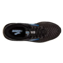 BROOKS Men's Dyad 11 Running Shoe - Black/Ebony/Blue- Extra Wide (4E) -TrailBlaze Shoes Shop 110323 064 O Dyad 11 CF F20