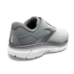 BROOKS Men's Dyad 11 Running Shoe - Grey/Black/White - Wide (2E) -TrailBlaze Shoes Shop 110323 084 H Dyad 11 1