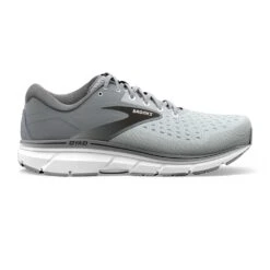 BROOKS Men's Dyad 11 Running Shoe - Grey/Black/White - Extra Wide (4E)