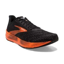 BROOKS Men's Hyperion Tempo Running Shoe- Black/Flame/Grey - Regular (D) -TrailBlaze Shoes Shop 110339 064 A Hyperion Tempo 1