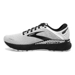BROOKS Men's GTS 22 Running Shoe - White/Grey/Black - Wide (2E) -TrailBlaze Shoes Shop 110366 135 M Adrenaline GTS 22 7b2165aa c7e8 4d82 8a3f e7efaa7dca9f