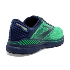 BROOKS Men's Adrenaline GTS 22 Running Shoe- Green/Navy- Regular (D) -TrailBlaze Shoes Shop 110366 362 H Adrenaline GTS 22