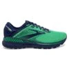 BROOKS Men's Adrenaline GTS 22 Running Shoe- Green/Navy- Regular (D) -TrailBlaze Shoes Shop 110366 362 L Adrenaline GTS 22