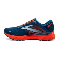 BROOKS Men's Adrenaline GTS 22 Running Shoe - Blue/Light Blue/Orange - Regular (D) -TrailBlaze Shoes Shop 110366 404 M Adrenaline GTS 22