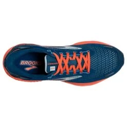 BROOKS Men's Adrenaline GTS 22 Running Shoe - Blue/Light Blue/Orange - Regular (D) -TrailBlaze Shoes Shop 110366 404 O Adrenaline GTS 22