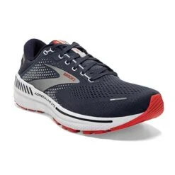 BROOKS Men's Adrenaline GTS 22 Running Shoe - Peacoat/India Ink/Grenadine - Regular (D) -TrailBlaze Shoes Shop 110366 435 A Adrenaline GTS 22 1