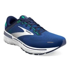 BROOKS Men's Adrenaline GTS 22 Running Shoe - Surf The Web/Blue/Irish Green - Regular (D) -TrailBlaze Shoes Shop 110366 469 A Adrenaline GTS 22 1