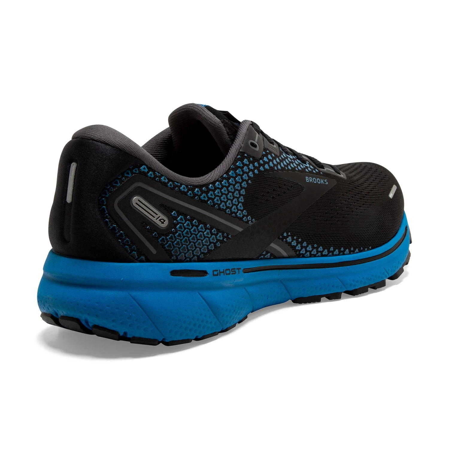 BROOKS Men's Ghost 14 Running Shoe - Black/Blackened Pearl/Blue — Regular (D) 6 BROOKS Men's Ghost 14 Running Shoe - Black/Blackened Pearl/Blue — Regular (D) - Image 4