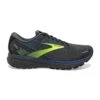 BROOKS Men's Ghost 14 Running Shoe- Black/Blue/Nightlife- Regular (D) -TrailBlaze Shoes Shop 110369 069 L Ghost 14