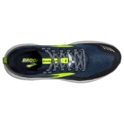 BROOKS Men's Cascadia 16 Trail Running Shoe- Titan/Peacoat/Nightlife- Regular (D) -TrailBlaze Shoes Shop 110376 411 O Cascadia 16