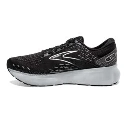 BROOKS Men's Glycerin 20 Running Shoe - Black/White/Alloy - Wide (2E) -TrailBlaze Shoes Shop 110382 059 M Glycerin 20