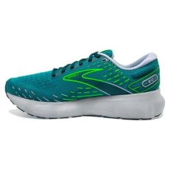 BROOKS Men's Glycerin 20 Running Shoe - Kayaking/Heron/Green Gecko - Regular (D) -TrailBlaze Shoes Shop 110382 386 M Glycerin 20