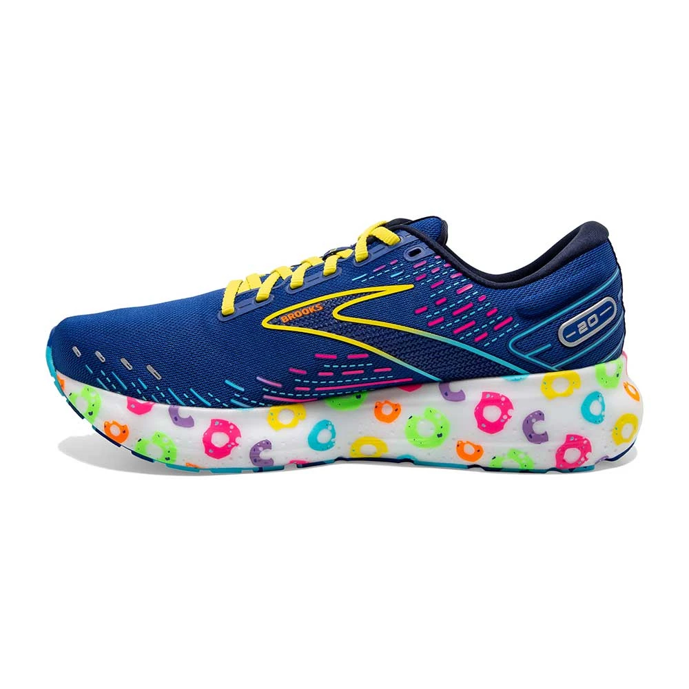 Men's Glycerin 20 Bowl O' Brooks Running Shoe - Blue/Peacoat/Yellow - Regular (D) 5 Men's Glycerin 20 Bowl O' Brooks Running Shoe - Blue/Peacoat/Yellow - Regular (D) - Image 3