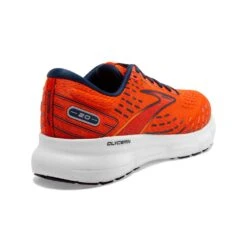 BROOKS Men's Glycerin 20 Running Shoe- Orange/Titan/Flame- Regular (D) -TrailBlaze Shoes Shop 110382 843 H Glycerin 20