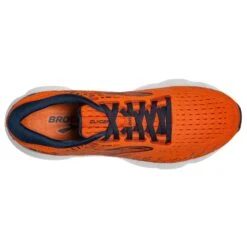 BROOKS Men's Glycerin 20 Running Shoe- Orange/Titan/Flame- Regular (D) -TrailBlaze Shoes Shop 110382 843 O Glycerin 20
