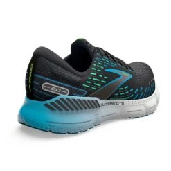 BROOKS Men's Glycerin GTS 20 Running Shoes - Black/Hawaiian Ocean/Green - Regular (D) -TrailBlaze Shoes Shop 110383 006 H Glycerin GTS 20