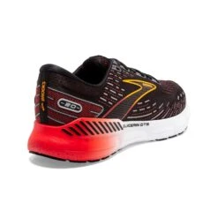 BROOKS Men's Glycerin GTS 20 Running Shoe- Black/Blackened Pearl/Fiery Re- Regular (D) -TrailBlaze Shoes Shop 110383 090 H Glycerin GTS 20 1