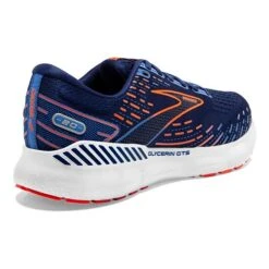 BROOKS Men's Glycerin GTS 20 Running Shoe - Blue Depths/Palace Blue/Orange - Wide (2E) 11 BROOKS Men's Glycerin GTS 20 Running Shoe - Blue Depths/Palace Blue/Orange - Wide (2E) -TrailBlaze Shoes Shop 110383 444 H Glycerin GTS 20