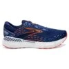 BROOKS Men's Glycerin GTS 20 Running Shoe - Blue Depths/Palace Blue/Orange - Wide (2E) -TrailBlaze Shoes Shop 110383 444 L Glycerin GTS 20