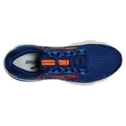 BROOKS Men's Glycerin GTS 20 Running Shoe - Blue Depths/Palace Blue/Orange - Wide (2E) 12 BROOKS Men's Glycerin GTS 20 Running Shoe - Blue Depths/Palace Blue/Orange - Wide (2E) -TrailBlaze Shoes Shop 110383 444 O Glycerin GTS 20