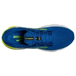 BROOKS Men's Glycerin GTS 20 Running Shoe- Blue/Nightlife/White- Regular (D) -TrailBlaze Shoes Shop 110383 482 O Glycerin GTS 20