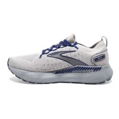 BROOKS Men's Glycerin StealthFit GTS 20 Running Shoe- Oyster/Alloy/Blue Depths- Regular (D) 10 BROOKS Men's Glycerin StealthFit GTS 20 Running Shoe- Oyster/Alloy/Blue Depths- Regular (D) -TrailBlaze Shoes Shop 110385 081 M Glycerin StealthFit GTS 20