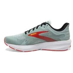 BROOKS Men's Launch 9 Running Shoe- Blue Surf/Black/Cherry Tomato- Regular (D) 11 BROOKS Men's Launch 9 Running Shoe- Blue Surf/Black/Cherry Tomato- Regular (D) -TrailBlaze Shoes Shop 110386 413 M Launch 9