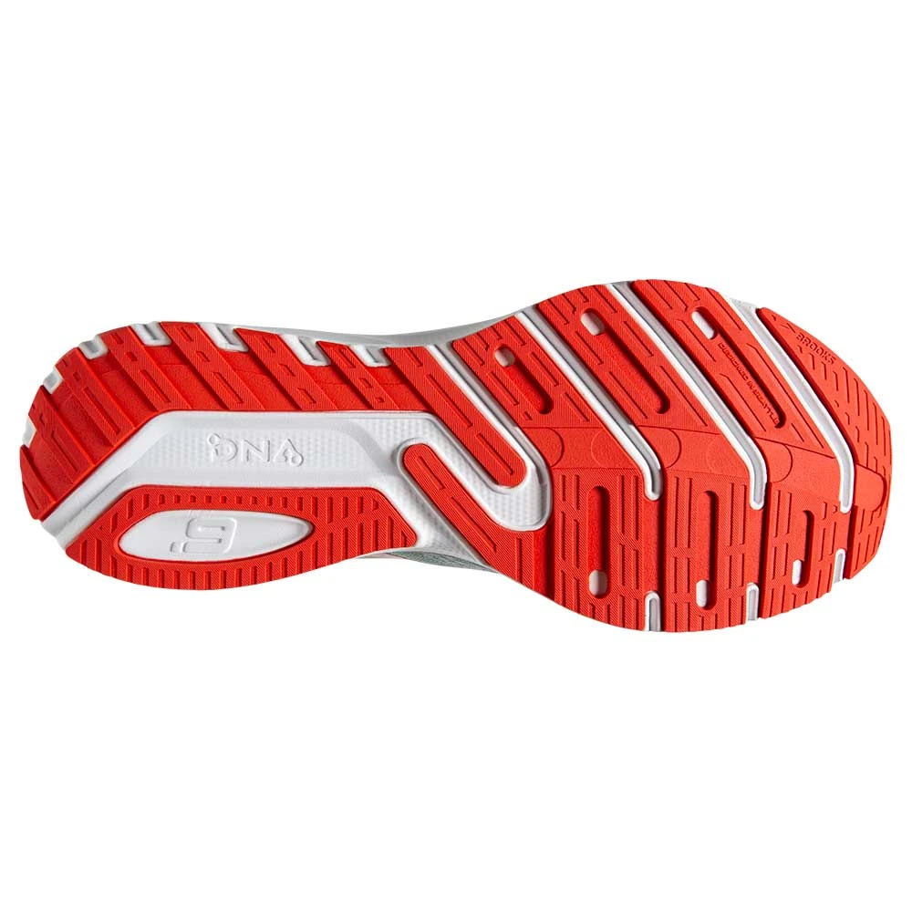 BROOKS Men's Launch 9 Running Shoe- Blue Surf/Black/Cherry Tomato- Regular (D) 8 BROOKS Men's Launch 9 Running Shoe- Blue Surf/Black/Cherry Tomato- Regular (D) - Image 6