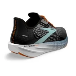 BROOKS Men's Hyperion Max Running Shoe- Black/Grey/Orange Clown Fish - Regular (D) -TrailBlaze Shoes Shop 110390 019 H Hyperion Max