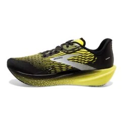 BROOKS Men's Hyperion Max Running Shoe- Black/Blazing Yellow/White- Regular (D) -TrailBlaze Shoes Shop 110390 078 M Hyperion Max