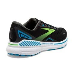 BROOKS Men's Adrenaline GTS 23 Running Shoe- Black/Hawaiian Ocean/Green- Wide (2E) -TrailBlaze Shoes Shop 110391 006 H Adrenaline GTS 23 b41a97d2 c67c 432f bb2c b26a24522a48
