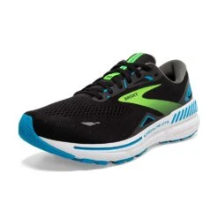 BROOKS Adrenaline GTS 23 (B) - Black/Hawaiian Ocean/Green -TrailBlaze Shoes Shop 110391 006 Z Adrenaline GTS 23 1