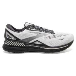 BROOKS Men's Adrenaline GTS 23 Running Shoe - Oyster/Ebony/Alloy- Wide (2E)