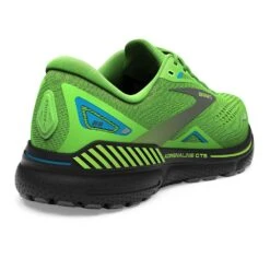 BROOKS Men's Adrenaline GTS 23 Running Shoe - Green Gecko/Grey/Atomic Blue- Wide (2E) -TrailBlaze Shoes Shop 110391 373 H Adrenaline GTS 23 7252260f 7e3f 46a9 9dab 1532babca27f