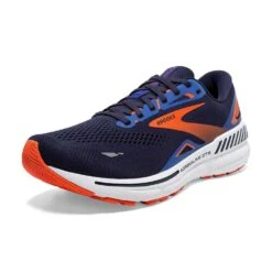 BROOKS Men's Adrenaline GTS 23 Running Shoe - Peacoat/Orange/Surf The Web- Regular (D) -TrailBlaze Shoes Shop 110391 438 Z Adrenaline GTS 23