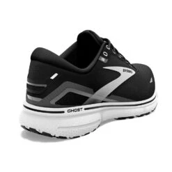 BROOKS Men's Ghost 15 Running Shoe- Black/Blackened Pearl/White- Regular (D) -TrailBlaze Shoes Shop 110393 012 H Ghost 15
