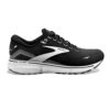BROOKS Men's Ghost 15 Running Shoe- Black/Blackened Pearl/White- Regular (D) -TrailBlaze Shoes Shop 110393 012 L Ghost 15