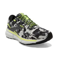 BROOKS Men's Ghost 15 Camo Running Shoe - Black/Ebony/Nightlife - Regular (D) -TrailBlaze Shoes Shop 110393 029 A Ghost 15