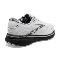 BROOKS Men's Ghost 15 Running Shoe- White/Ebony/Oyster -TrailBlaze Shoes Shop 110393 149 H Ghost 15