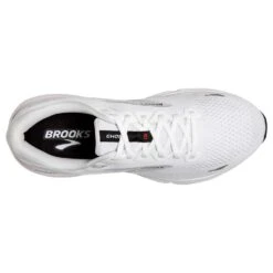 BROOKS Men's Ghost 15 Running Shoe- White/Black/Flame -TrailBlaze Shoes Shop 110393 184 O Ghost 15