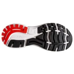 BROOKS Men's Ghost 15 Running Shoe- White/Black/Flame -TrailBlaze Shoes Shop 110393 184 S Ghost 15