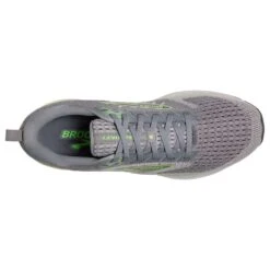 BROOKS Men's Levitate 6 Running Shoe- Primer Grey/Neon Green- Regular (D) -TrailBlaze Shoes Shop 110395 312 O Levitate 6